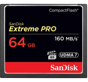 Sandisk CF Extreme Pro Memory Card - 64GB